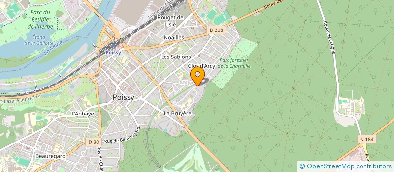 localisation de l'entreprise SYND COPROP LA CHARMERAIE  POISSY