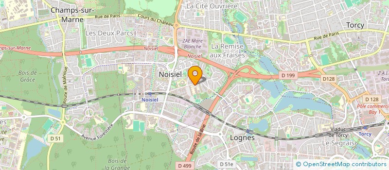 localisation de l'entreprise SYND COPROP LA FERME DU BUISSON  NOISIEL