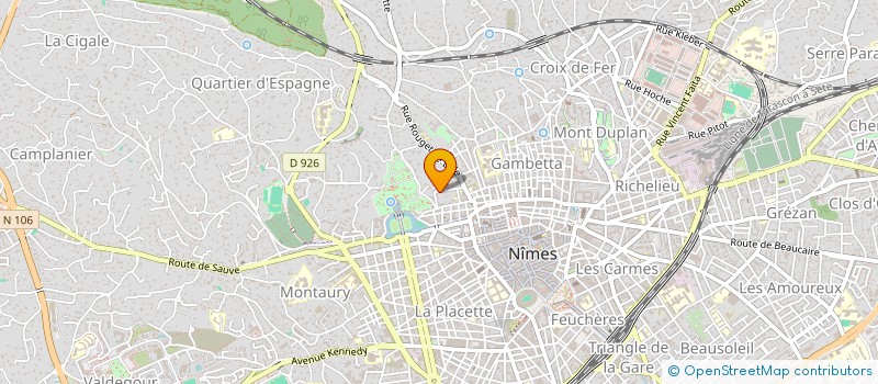 localisation de l'entreprise SYND COPROP LA FONTAINE BENEDICTINS  NIMES