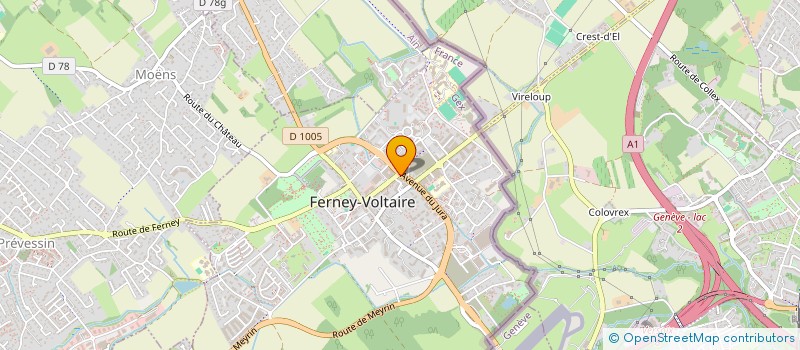 localisation de l'entreprise SYND COPROP LA LECHERE à FERNEY-VOLTAIRE