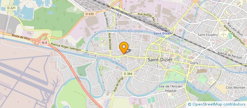 localisation de l'entreprise SYND COPROP LA RESIDENCE PLACE D'ARMES à SAINT-DIZIER