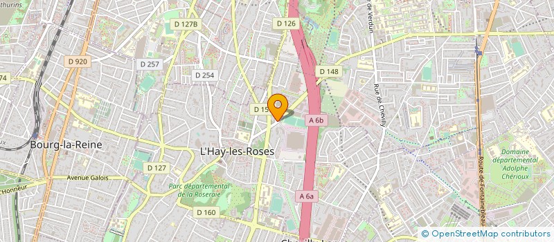 localisation de l'entreprise SYND COPROP LA ROSERAIE 27-29 GAL GAULLE à L'HAY-LES-ROSES