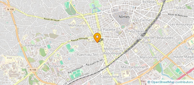 localisation de l'entreprise SYND COPROP LA VILLA DES CONSULS  NIMES