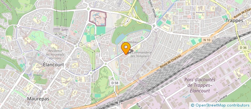 localisation de l'entreprise SYND COPROP  LA VILLEDIEU I  ELANCOURT