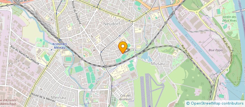 localisation de l'entreprise SYND COPROP LE BAUDELAIRE à STRASBOURG