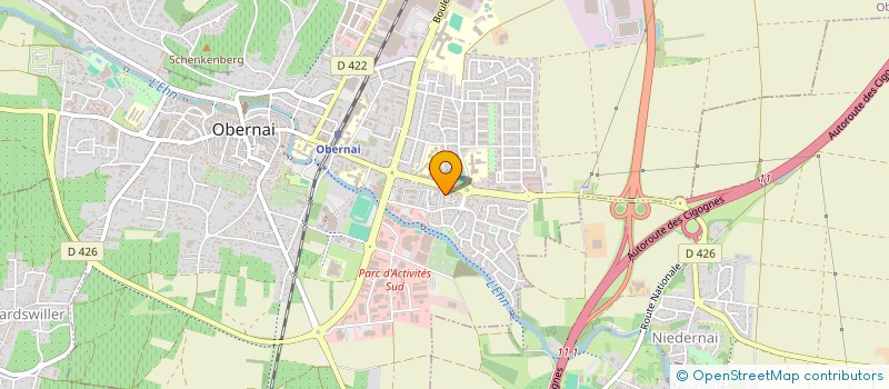 localisation de l'entreprise SYND COPROP LE BEAUGENCY BAT A  OBERNAI