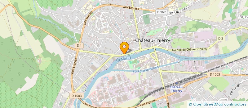 localisation de l'entreprise SYND COPROP LE CASTEL THEODORICIEN à CHATEAU-THIERRY