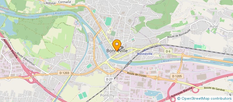 localisation de l'entreprise SYND COPROP LE CENTRAL  BONNEVILLE