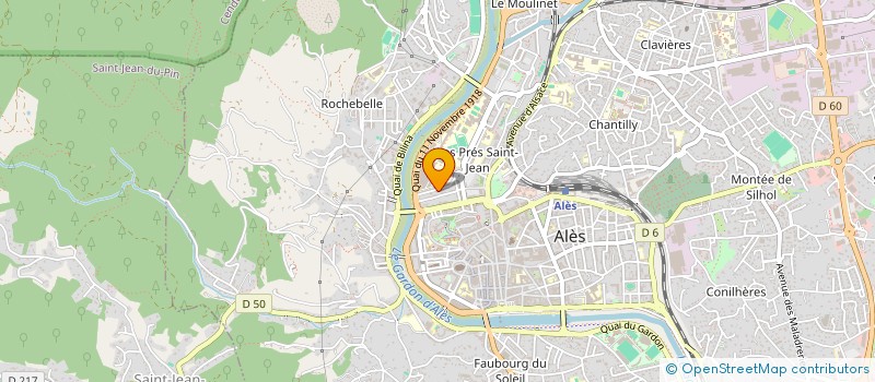 localisation de l'entreprise SYND COPROP LE CERISIER  ALES