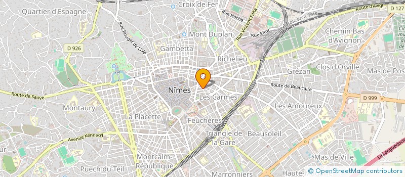 localisation de l'entreprise SYND COPROP LE FAUSTUS  NIMES