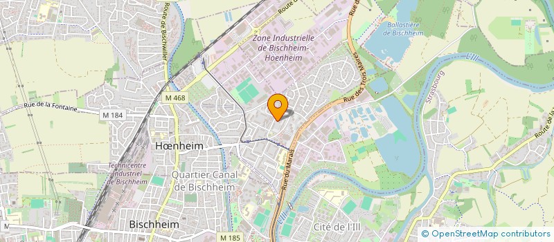 localisation de l'entreprise SYND COPROP LE HERRENSTEIN  HNHEIM