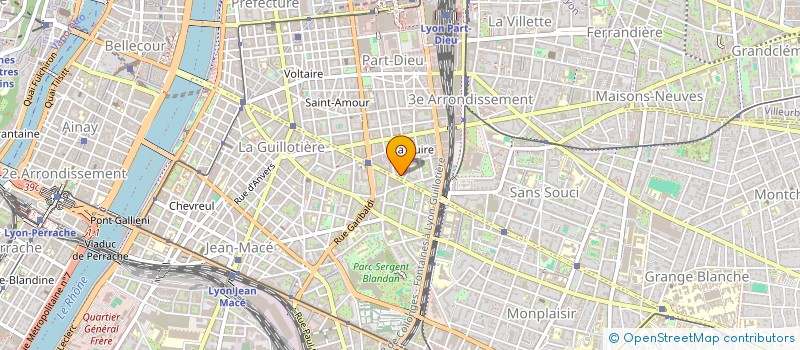 localisation de l'entreprise SYND COPROP LE PARC GAMBETTA  LYON