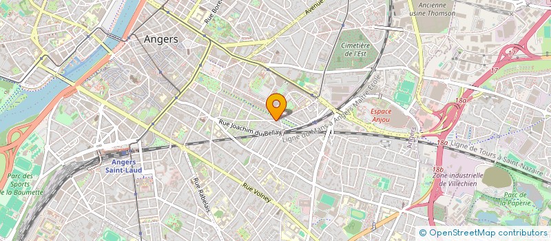 localisation de l'entreprise SYND COPROP LE PETIT QUINCONCE à ANGERS
