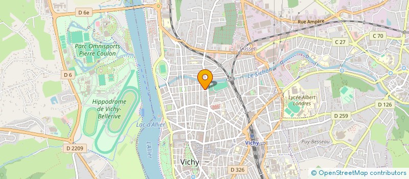 localisation de l'entreprise SYND COPROP LE PONCET  VICHY