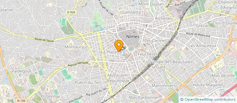 localisation de l'entreprise SYND COPROP LE PORQUEROLLES  NIMES