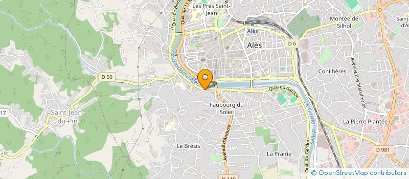 localisation de l'entreprise SYND COPROP LE QUILLE  ALES