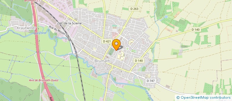 localisation de l'entreprise SYND COPROP LE ROSSINI  BRUMATH