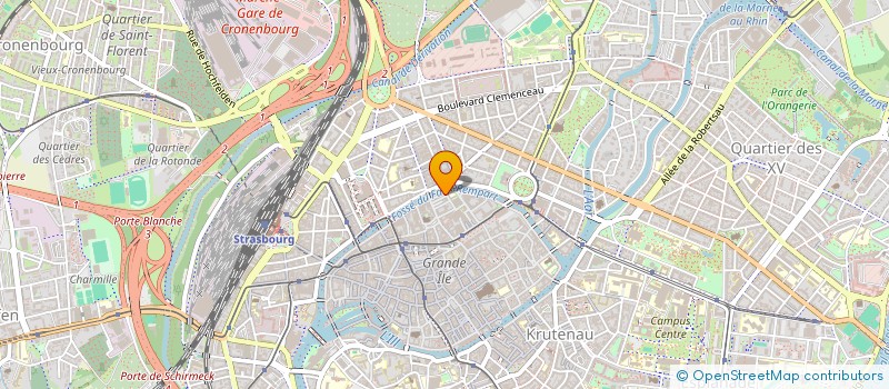 localisation de l'entreprise SYND COPROP LE SCHOEPFLIN à STRASBOURG