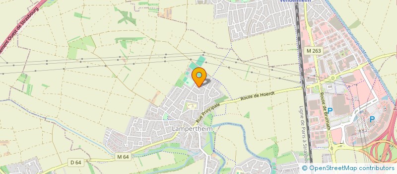 localisation de l'entreprise SYND COPROP LE STADE ET LE PASTEUR  MUNDOLSHEIM