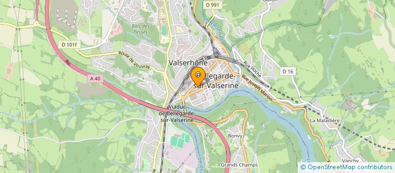 localisation de l'entreprise SYND COPROP LE TRIBUM à VALSERHONE