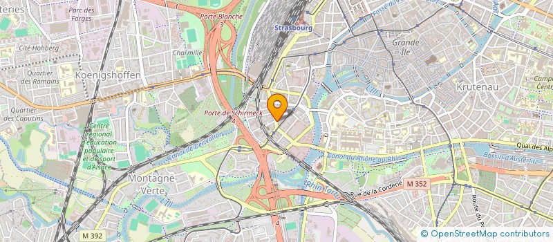 localisation de l'entreprise SYND COPROP LE VERLAINE à STRASBOURG