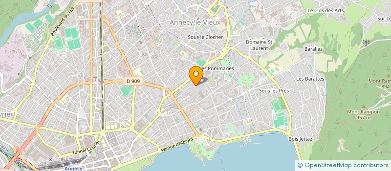 localisation de l'entreprise SYND COPROP LE VERT PRE  ANNECY