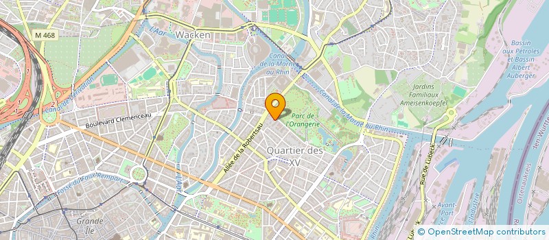 localisation de l'entreprise SYND COPROP LES AMBASSADEURS à STRASBOURG