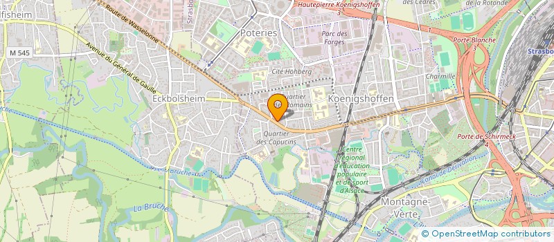 localisation de l'entreprise SYND COPROP LES CAPUCINES à STRASBOURG