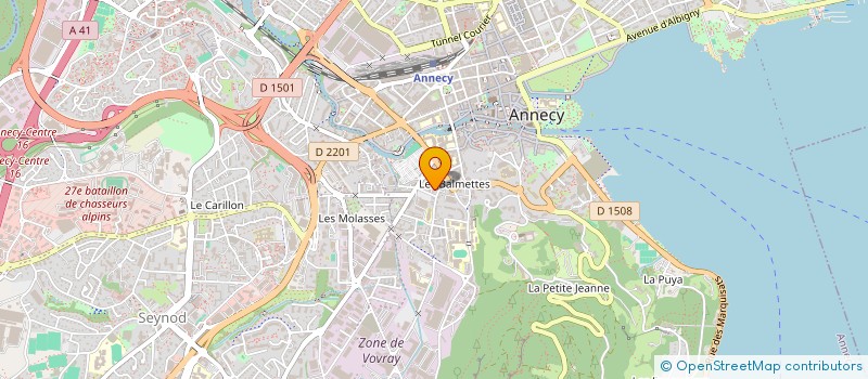 localisation de l'entreprise SYND COPROP LES CHARMETTES  ANNECY