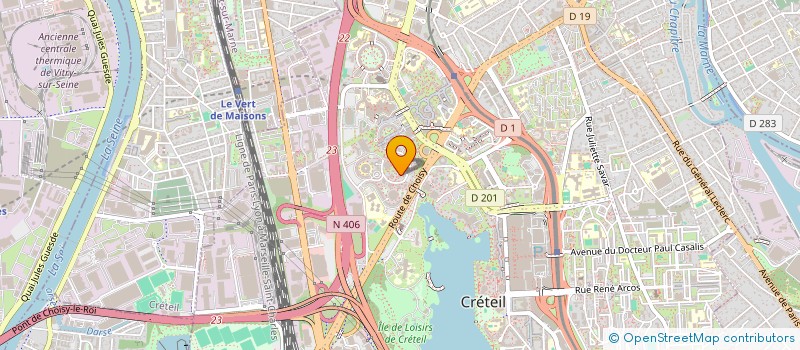 localisation de l'entreprise SYND COPROP LES CHOUX  CRETEIL