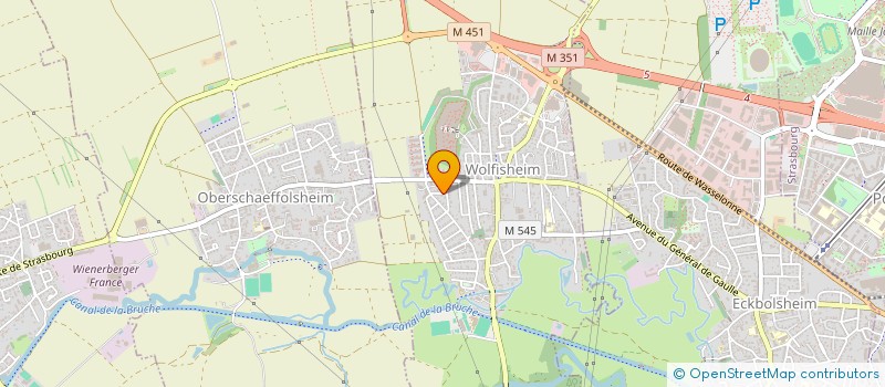 localisation de l'entreprise SYND COPROP LES COTTAGES  WOLFISHEIM