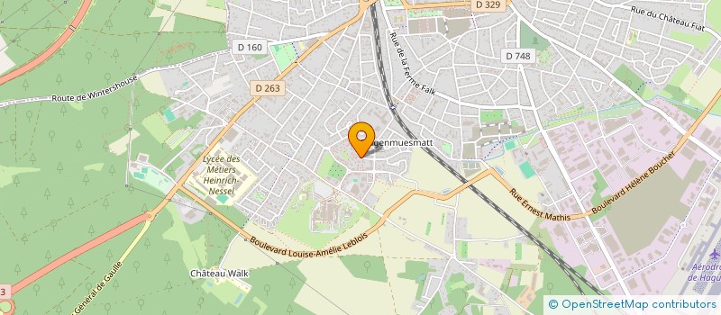 localisation de l'entreprise SYND COPROP LES CYTISES  HAGUENAU