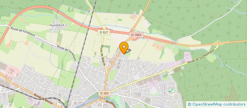 localisation de l'entreprise SYND COPROP LES GIROLLES  HAGUENAU