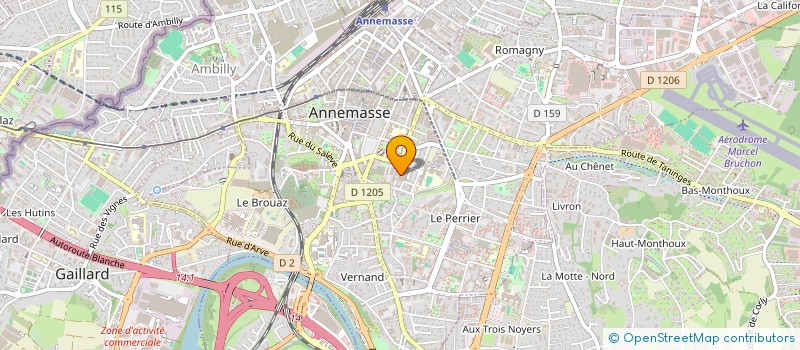 localisation de l'entreprise SYND COPROP LES IRIS  ANNEMASSE