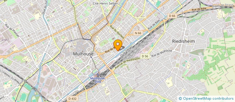 localisation de l'entreprise SYND COPROP LES JARDINS DE HUNINGUE  MULHOUSE