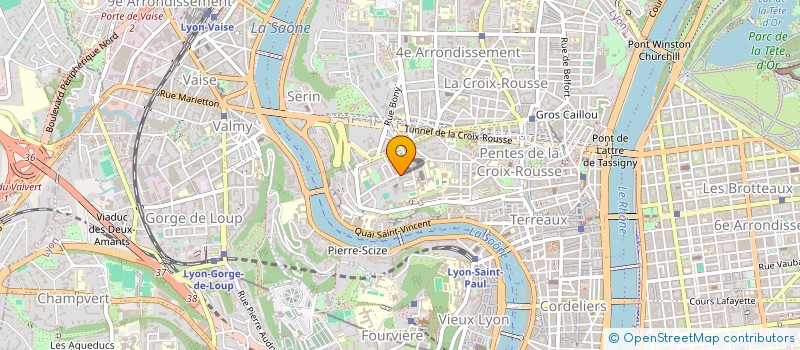 localisation de l'entreprise SYND COPROP LES ORCHIDEES 40 R P DUPONT à LYON