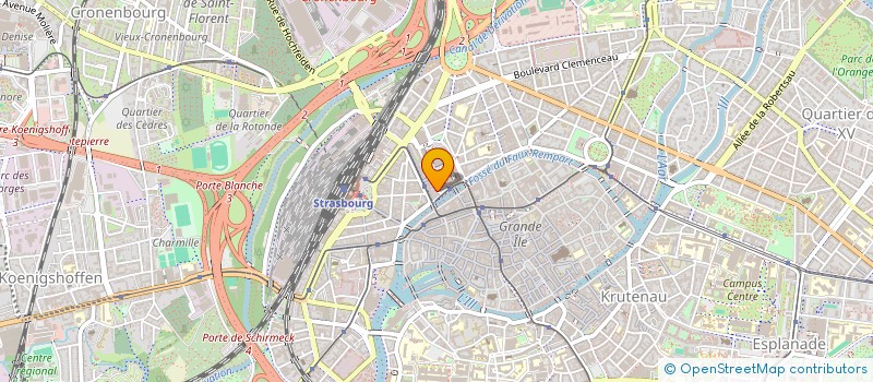 localisation de l'entreprise SYND COPROP LES PORTES DU SUD à STRASBOURG