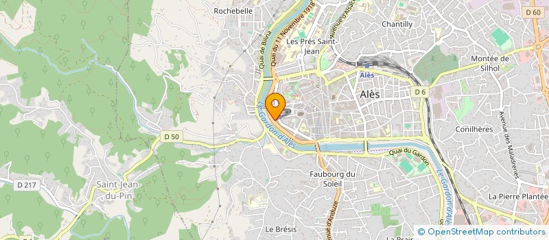 localisation de l'entreprise SYND COPROP LES RIVES DU GARDON 2  ALES