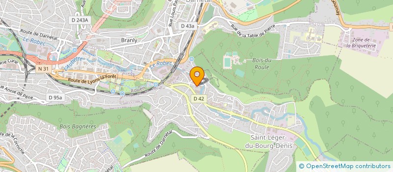 localisation de l'entreprise SYND COPROP LES RIVES DU PARC  SAINT-LEGER-DU-BOURG-DENIS