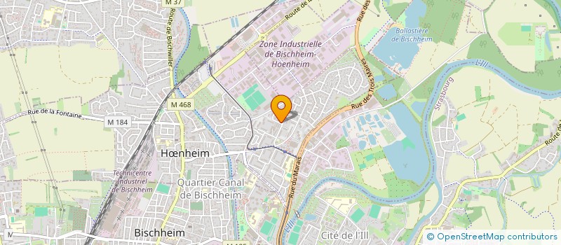 localisation de l'entreprise SYND COPROP LES SAULES 2  HNHEIM