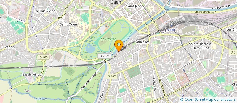 localisation de l'entreprise SYND COPROP LES TERRASSES DE L'ARQUETTE à CAEN