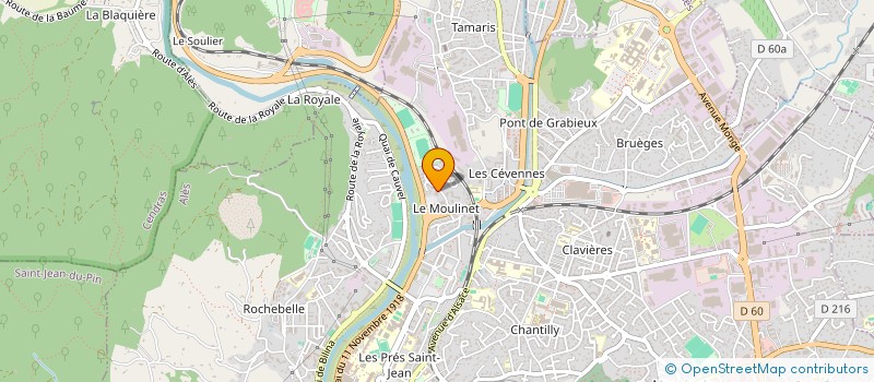 localisation de l'entreprise SYND COPROP LES TERRASSES DU GARDON  ALES