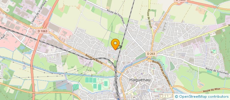 localisation de l'entreprise SYND COPROP LYDIA  HAGUENAU