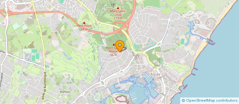 localisation de l'entreprise SYND COPROP MAS DE LA GARRIGUE  AGDE