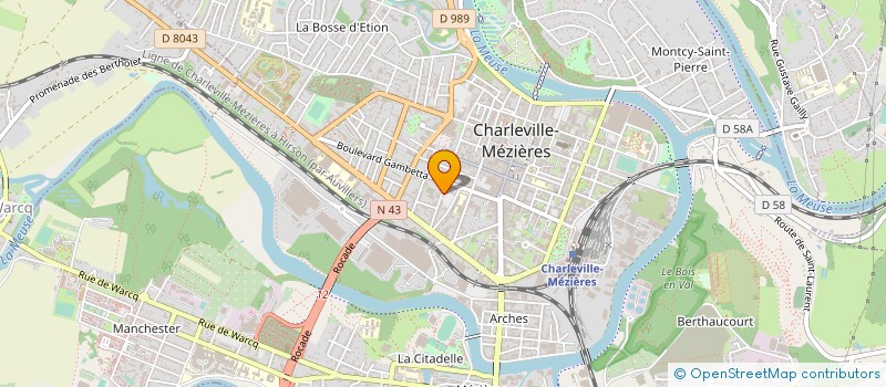 localisation de l'entreprise SYND COPROP MILLOT FERNANDE  CHARLEVILLE-MEZIERES