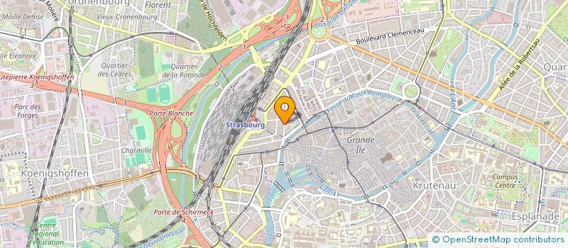localisation de l'entreprise SYND COPROP MOLINIER HENRI à STRASBOURG
