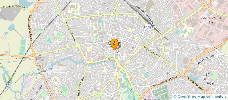 localisation de l'entreprise SYND COPROP ORANGERAIE POMMERAIE à CHOLET
