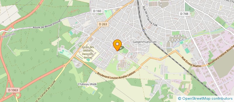 localisation de l'entreprise SYND COPROP ORCHIDEE  HAGUENAU