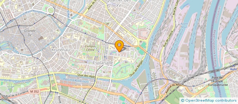 localisation de l'entreprise SYND COPROP PARKING SERS LOT N R D'OSLO à STRASBOURG