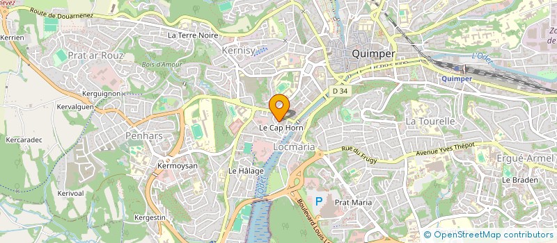 localisation de l'entreprise SYND COPROP PIERRE CAUSSY  QUIMPER